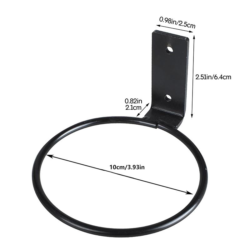 1Pcs Metal Flowerpot Bracket Wall Hanging Plant Hanger Garden Decoration Accessories Plant Storage Tray Ring Frame