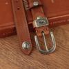 Women's Retro Versatile Fashion Belt with Decorative Buckle - Korean Style Leather Jeans Belt