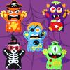 Halloween Hand Puppet DIY Craft Toy Felt Sewing Kit Hand Finger Story Puppet Kindergarten Creative Children Educational Toy Gift