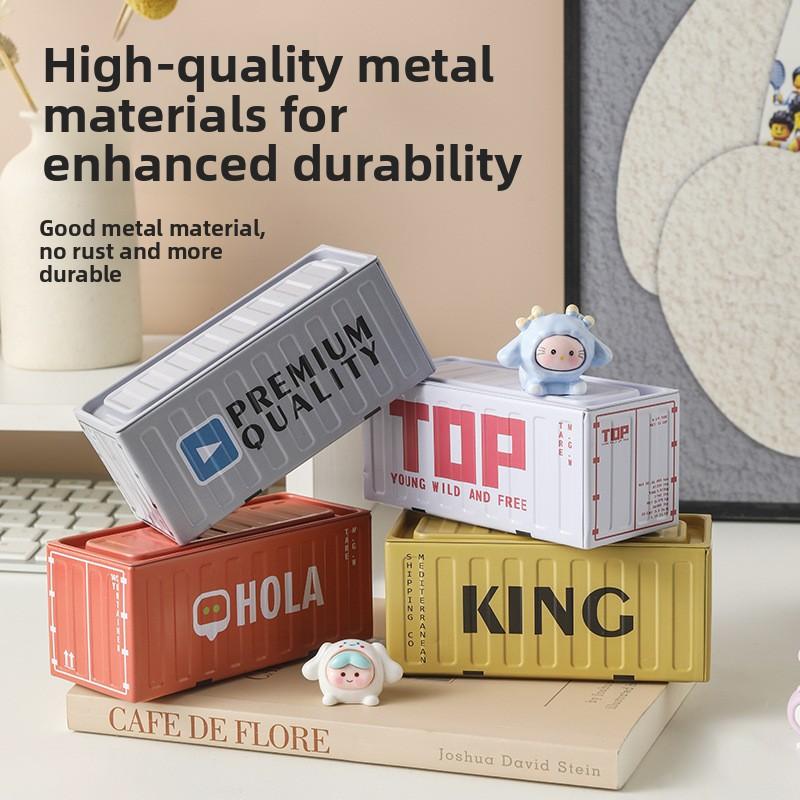 Behälter Aufbewahrungsbox, Desktop Blechdose, Mini Modell, Dekorationsartikel, Figur, Niedliche Partikel Ausstellungsbox