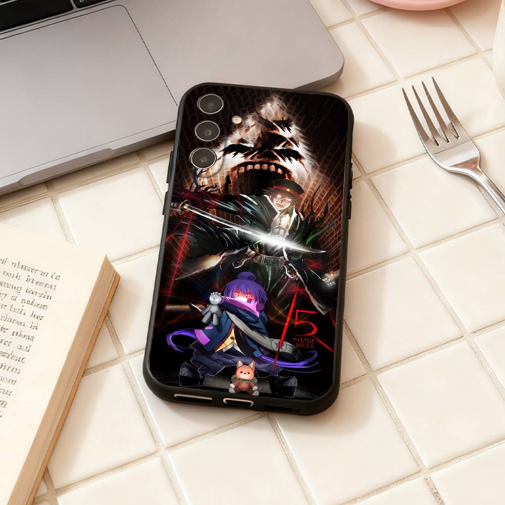 Anime D-Dark G-Gathering phone Case For Samsung Galaxy A73,A72,A71,A70,A53,A52,A51,Others Soft Black Shell