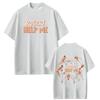 Robert Help Me Marcus The Worm Funny Meme Tshirt 2026 Summer New Mens Fashion Hip Hop Cotton Casual Short Sleeve Street Wear
