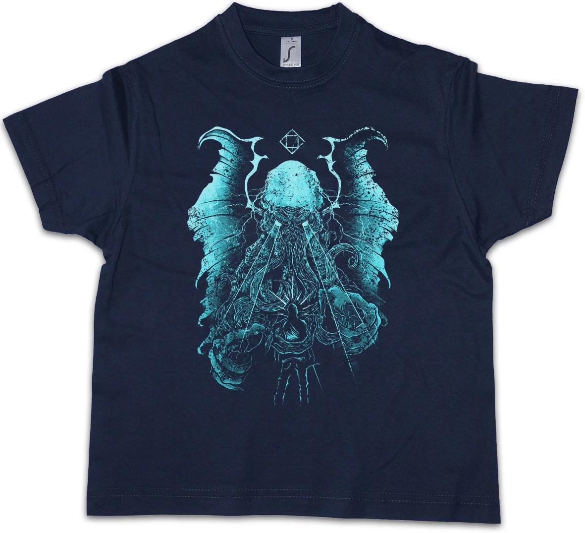 LIGHTNING CTHULHU Kids Boys kids boys T-Shirt Wars Horror Arkham Miskatonic Lovecraft 100