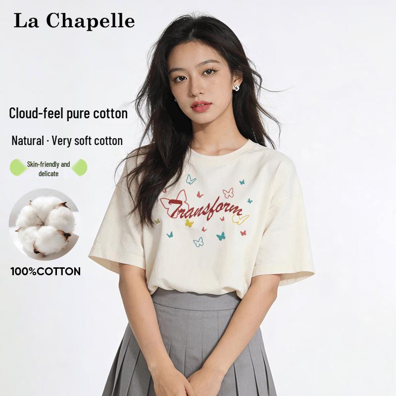 

Корейский стиль, тяжелый хлопок, футболка с коротким рукавом La Chapelle 2XL