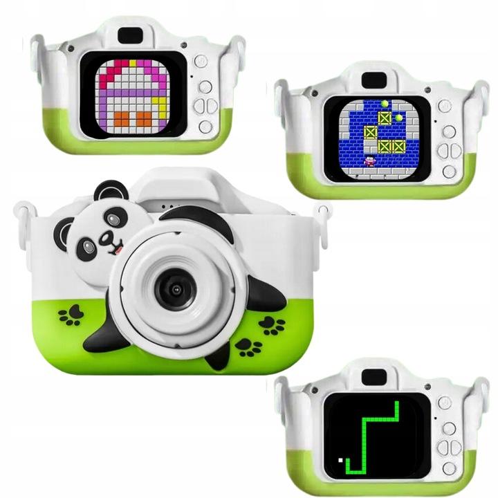 Aparat Cyfrowy Dla Dzieci Fotograficzny Panda Gry