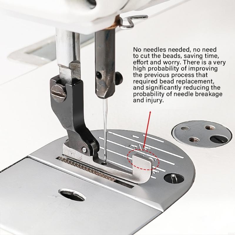 

Efficient Beading Presser Foot Featuring Quick Sewing Solution HX6C CN