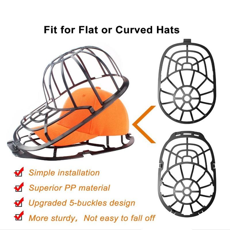 Deformation-proof Baseball Cap Washer, Creative Washing Machine Cap Washer, Protective Frame for Washing Caps, Storage Box
