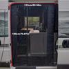Hot Sale 180x133 RV Zippered Mosquito Repellent Door Curtain with Breathable Teslin Mesh and Strong Adhesive