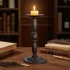 Tabletop Candle Holder Antique Metal VintageStyle Candlestick for Dining Table,