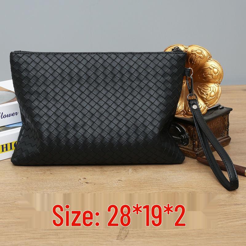 Herren Große Kapazität Weiches Leder Geflochtene Clutch & Geldbörse - Business & Freizeit Handtasche