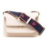 Logo Flap Leather Shoulder Bag Women Bags White SBMPN09T07-LV520-Z562I