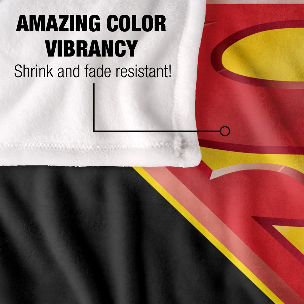 Superman Grandpa Logo Blanket
