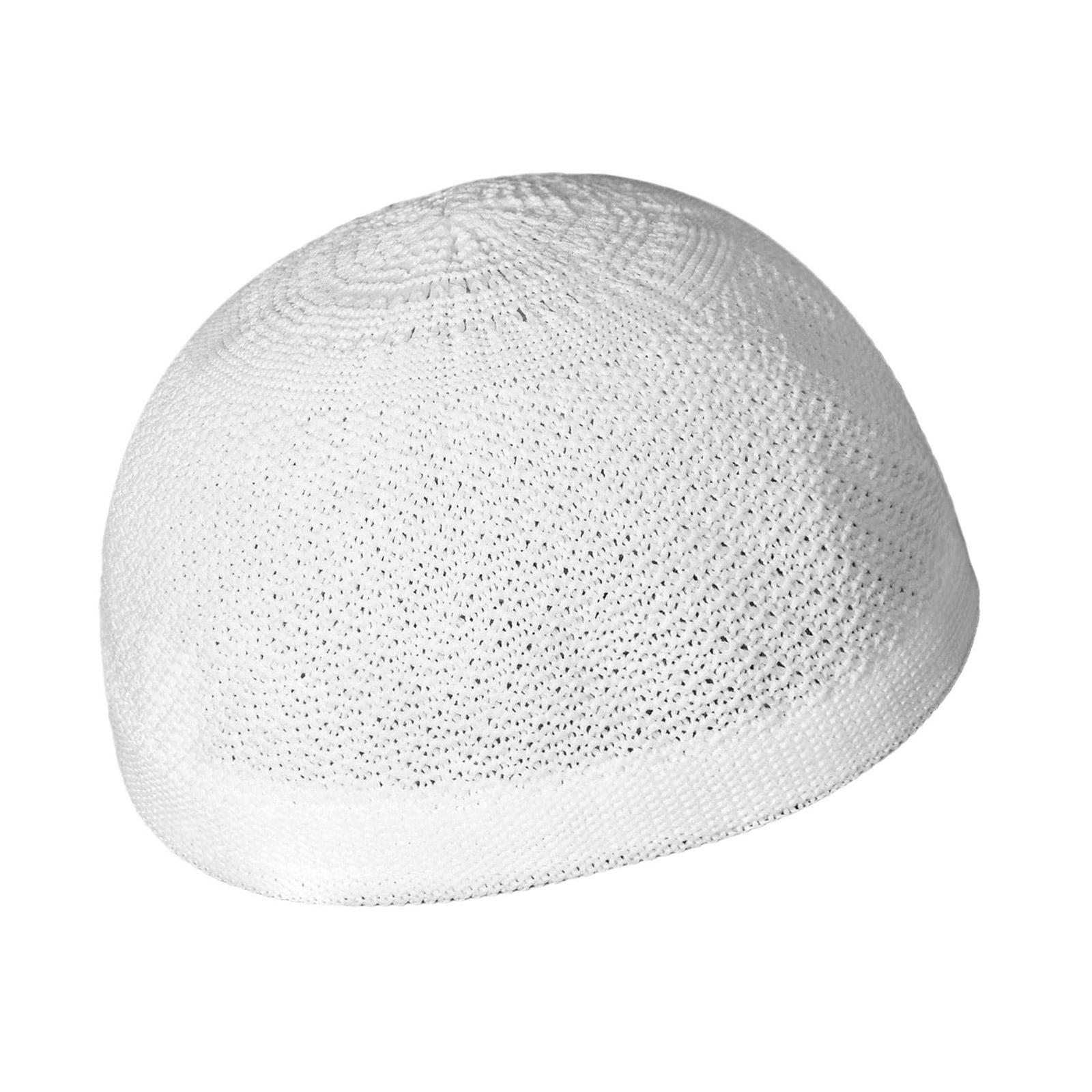 

Мусульманская молитвенная шапка вязаная шапка головной убор однотонная повседневная мужская шапка зимняя теплая шапка аксессуар для костюма A