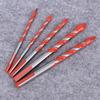 5pcs Orange Color Ceramic Tile Drill Bit 6mm 6mm 8mm 10mm 12mm Drill Bit Set  Tile Installation