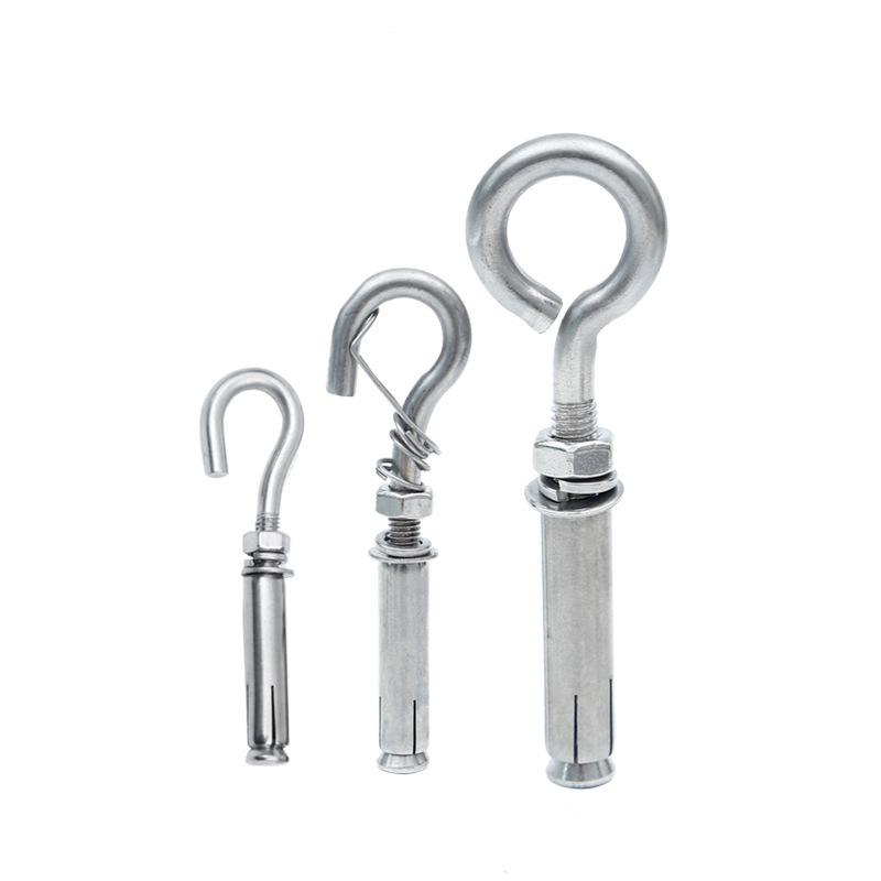 304 Stainless Steel Eye Bolt Expansion Hook Anti-Fall Hanger Net Hook