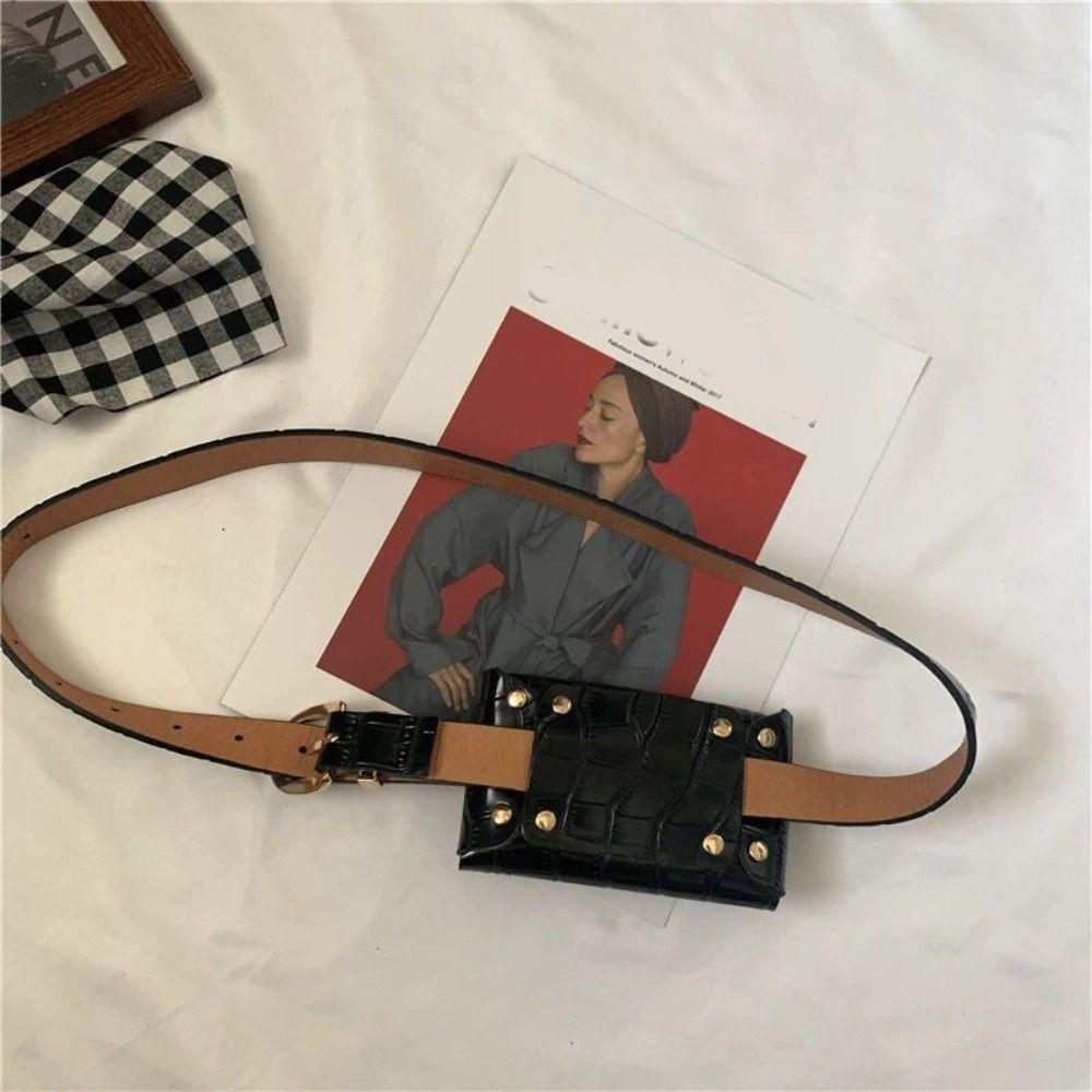 

Purse Belt Envelope Waist Bag Korean Style Women Belt Bag Elegant Women Waist Bag Outdoor Style 2