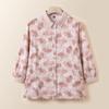 Yuzhaolin Women's 100% Cotton 3/4 Sleeve Floral Cardigan Shirt
