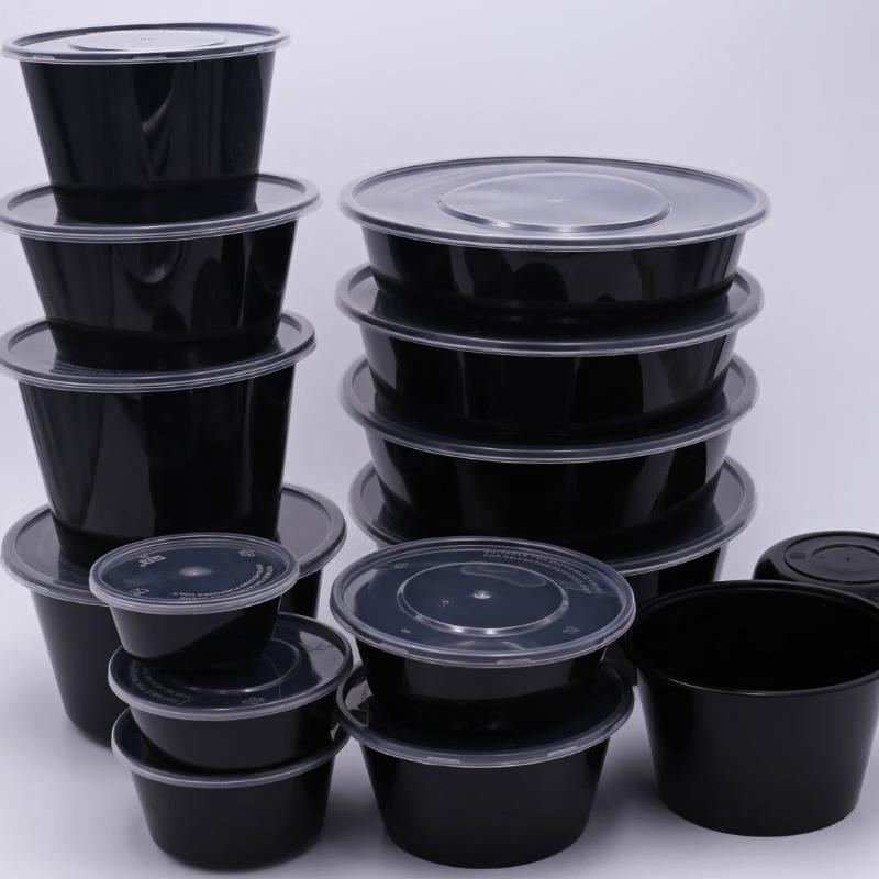 Chu Rong Thickened Round Disposable Takeaway Meal Box