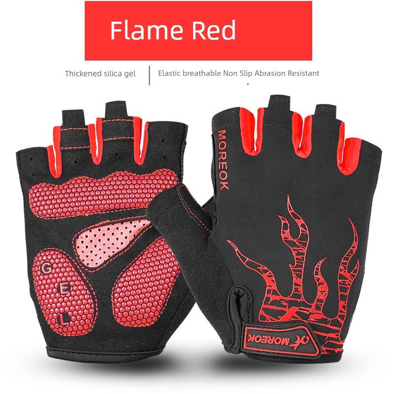 Cycling Gloves Mountain Bike Men's Half Finger Summer Thin Short Finger Gloves Missing Finger Motorcycle Bicycle Cycling Equipment