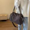 Vintage Nylon Women Shoulder Bag Large Capacity Waterproof Shoulder Bag Daily Commuting Handbag Travel Totes Bags Female Purses