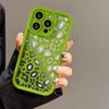 Black and gray leopard print for iPhone17 ProMax mobile phone case 14 Apple 13 matte 12/15 Premium 11