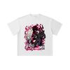 260 GSM Double Yarn 32 Count 100% Cotton Dandadan V39 Okarun Print Unisex Heavy Cotton T Shirt