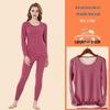 Women's Cashmere Silk Fleece Lined Warm Underwear Set for Autumn/Winter - Thickened for Middle-Aged and Elderly
