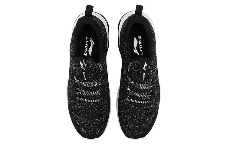 Li Ning Low top Running Shoes Women's Black White AGCN084-1
