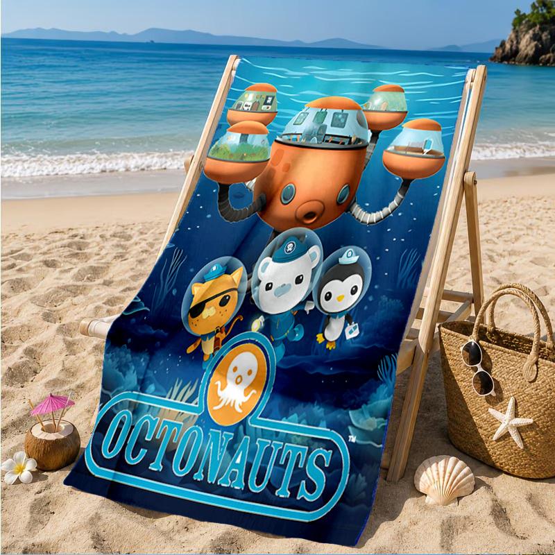 Ocean Explorers Adventure Beach Towel, Quick-drying, Easy to Care for, Suitable for Both Fitness and Beach Vacations,Sports Essential