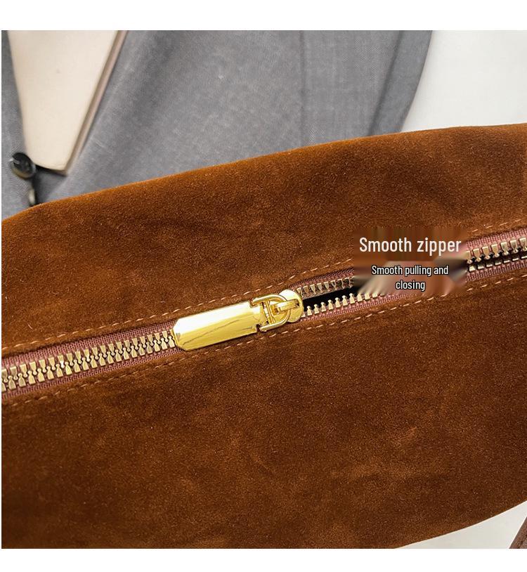 2025 Fashionable Women's Large Capacity Textured Crossbody Dumpling Bag