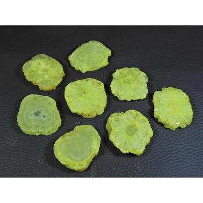 405Cts. Dyed Solar Druzy Agate Mix Shape Cabochon Loose Gemstone 08Pcs Lot A-677