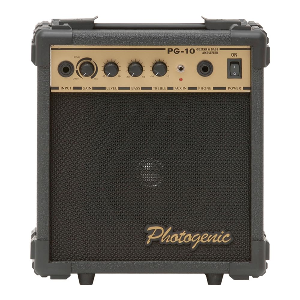 PhotoGenic Photogenic Guitar-Base Amplifier with Overdrive Function PG10