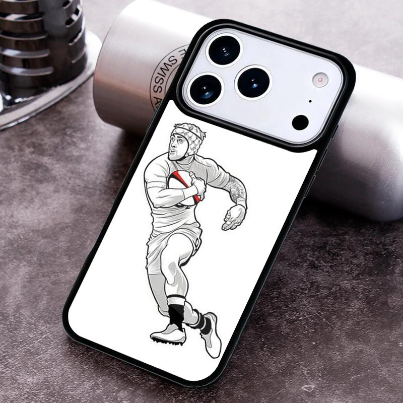Rugby Football Sport Phone Case for iPhone 17 16 15 Pro Max Air 14 13 12 11 Plus Shockproof Capa Cover