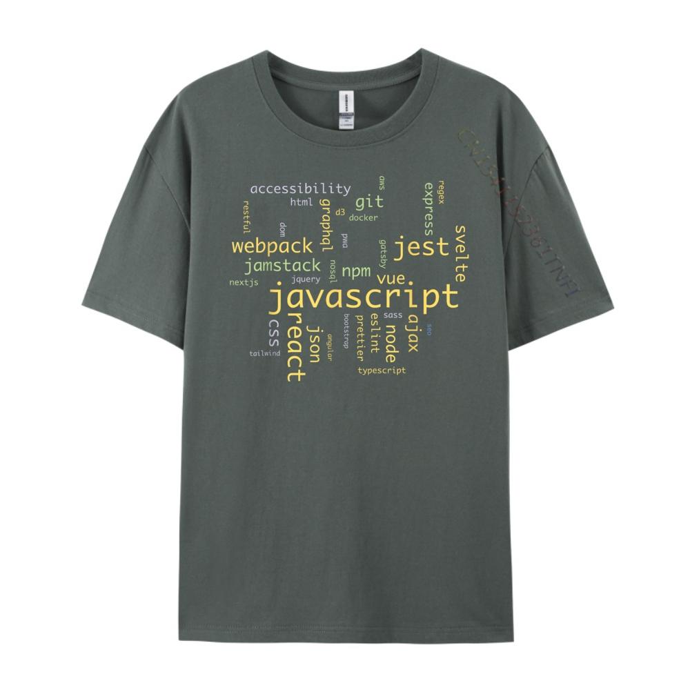 Javascript Software Developer Frontend Engineer Street Wear T Shirt Halloween Casual