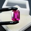Brilliant Emerald Cut Natural Pink Sapphire 13.15 Ct CERTIFIED Loose Gemstone