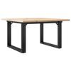 VidaXL Coffee Table O-Frame, Side Table, Sofa End Table, Living Room Furniture, 70x70x40 Cm Pine Wood 3282661