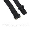 Outdoor Multi Function Military Training Nylon Buckle Belt Strap Men Waistband 3.8x125cm(Black )