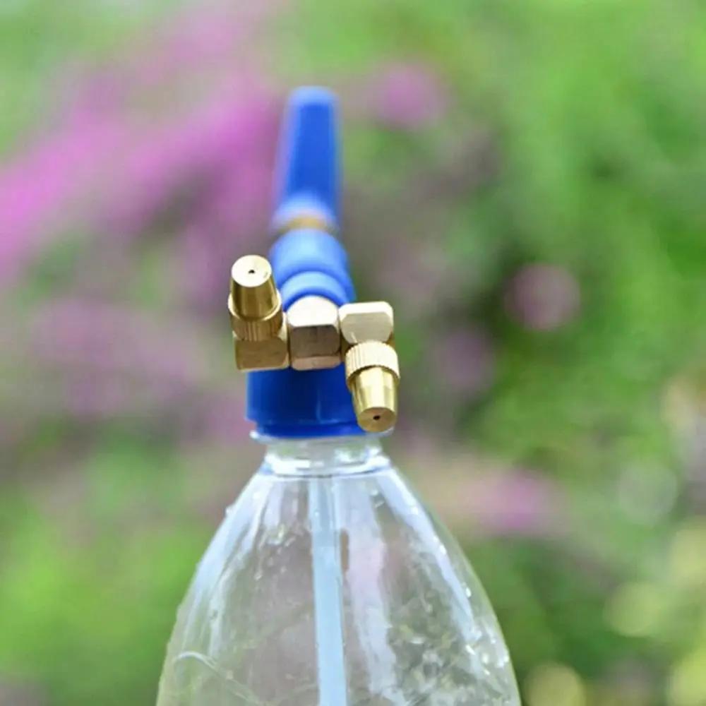 Portable Brass Atomizing Misting Nozzle Push-pull Single/double Head Water Nozzle High Pressure Universal Garden Sprayer