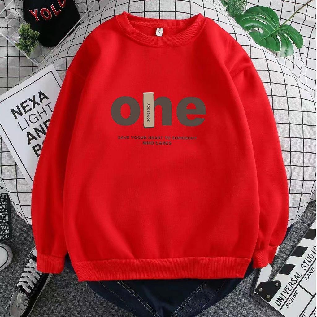 2026 Spring and Autumn New Korean Edition Cartoon Printed Student Loose Jacket Fleece Crew Neck Sweater Men's and Women's Trendy Brand