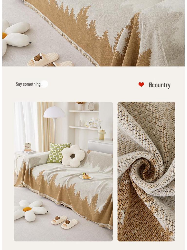 Premium Universal Anti-Scratch Gradient Sofa Cover for All Seasons