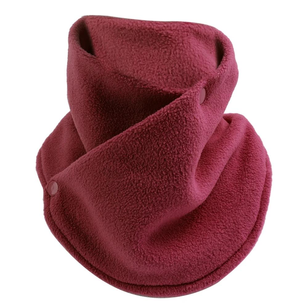 

Women Winter Fleece Neck Scarf Thicken Warmth Autumn Neck Sleeve for Men Scarf Scarves Plush Double Layer Neckerchief Scarf Ring вино красного