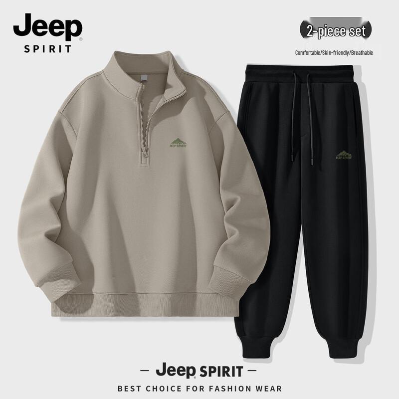 Мужской комплект: Свободная толстовка и спортивные штаны JEEP SPIRIT 2025 M