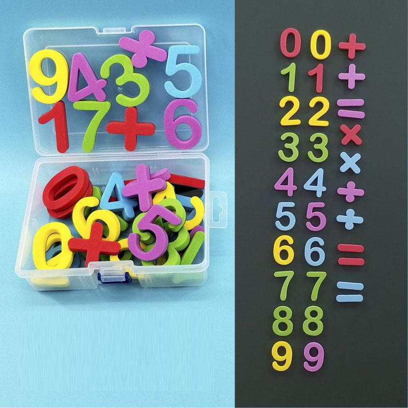 

Дитячі магнітні наклейки з літерами Магнітний англійський алфавіт Цифри Наклейка на холодильник Класичні розвиваючі іграшки для дітей