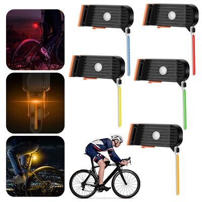 LED-Sicherheitsleuchten Typ C Wiederaufladbares Fahrrad-Rücklicht Mehrere Lichtmodi Fahrrad-Rücklicht Kreativ für Alle Fahrräder
