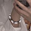 Sweet and Cool Cross Stitching Reflective Pearl Bracelet Crystal Gothic Punk Jewellery Wrist Bracelet Party Prom Gift