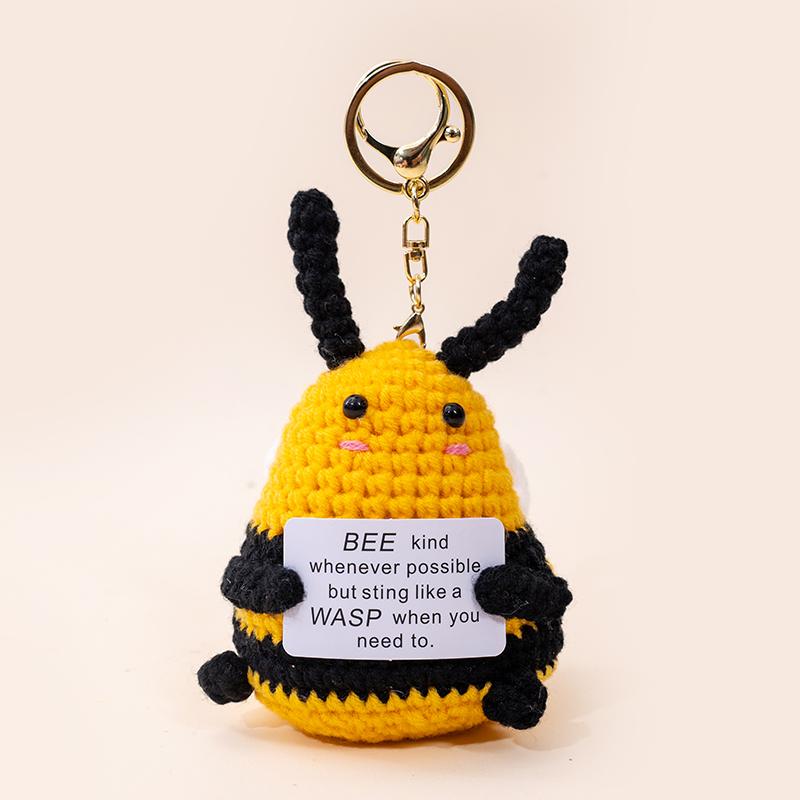 Ciondolo Appeso Animale Lavorato a Maglia da 13 cm Portachiavi Carino Tartaruga Pinguino Elefante Sgabello Divertente Fascino per Zaino Regali per Ragazze