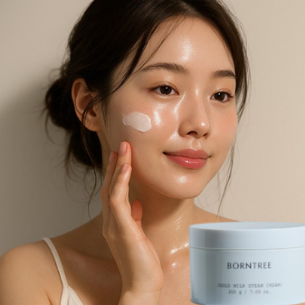 BORNTREE GOLDMILCH DAMPFCREME 200g