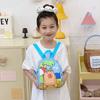 School bag new love cartoon backpack lightweight versatile kapibara children's bag