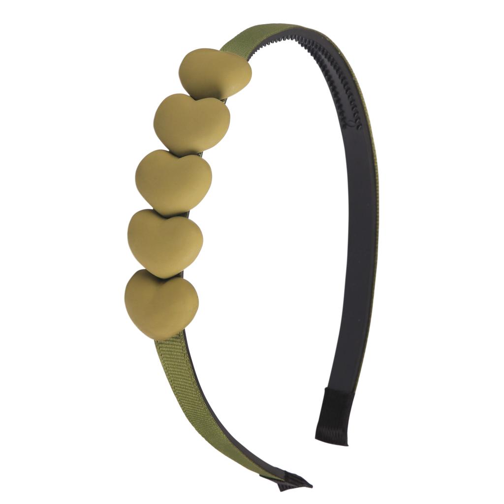 1PC Cute Girls Headbands Plastic Hairbands Matte Heart Shaped Headband Children Kids Hairband Headwear Fashion Hair Aceessories