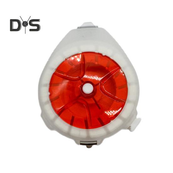 Fishing Line Spooler Box with Clear Lid Quick Line Cutter Anti-Reversal Portable Fish Line Organizer Holder Winding Spooling Tool Round Case Fishing